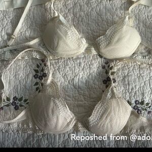 Wear pepper Lace Bras Set